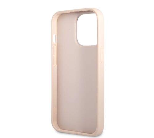 Guess "4G Logo Collection" Printed Stripe Θήκη προστασίας από δερματίνη – iPhone 13 Pro (Ροζ)