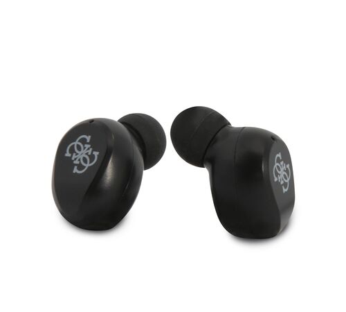 Guess Bluetooth Stereo Headset 5.0 True Wireless Ασύρματα Ακουστικά & θήκη φόρτισης (Μαύρα - GUTWST31EK)