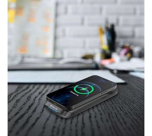 Tellur 3-in-1 Wireless Desk Charger Αναδιπλούμενη βάση ασύρματης φόρτισης 3 σε 1 με υποστήριξη τεχνολογίας Qi
