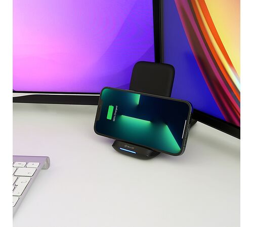 Tellur 3-in-1 Wireless Desk Charger Αναδιπλούμενη βάση ασύρματης φόρτισης 3 σε 1 με υποστήριξη τεχνολογίας Qi