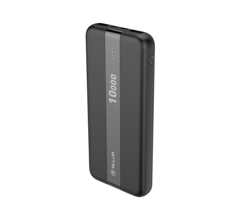 Tellur Powerbank PBC103 10.000mAh σε μαύρο χρώμα με 1x USB-C & 2x USB-A (TLL158301)