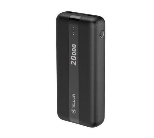 Tellur Powerbank PBC203 20.000mAh σε μαύρο χρώμα με 2x USB-C & 2x USB-A (TLL158311)