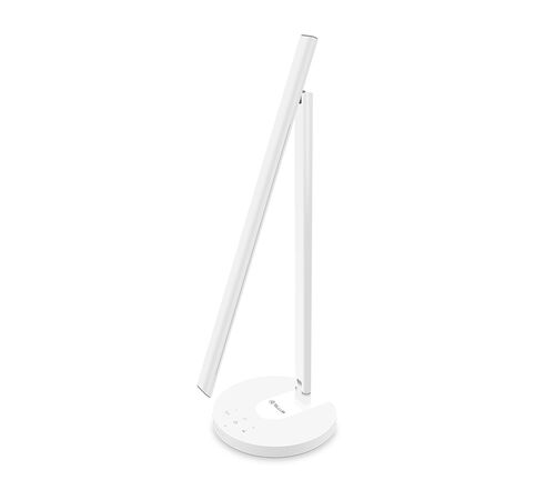 Tellur Smart WiFi Ρυθμιζόμενο φωτιστικό γραφείου 12W με υποστήριξη ασύρματης φόρτισης Qi 10W για smartphones (White/Warm) σε λευκό χρώμα