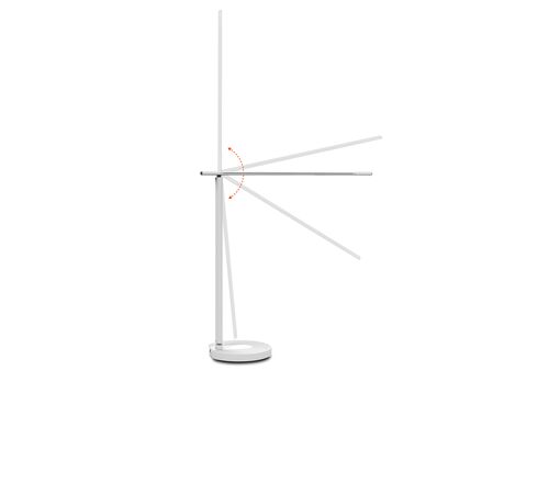 Tellur Smart WiFi Ρυθμιζόμενο φωτιστικό γραφείου 12W με υποστήριξη ασύρματης φόρτισης Qi 10W για smartphones (White/Warm) σε λευκό χρώμα