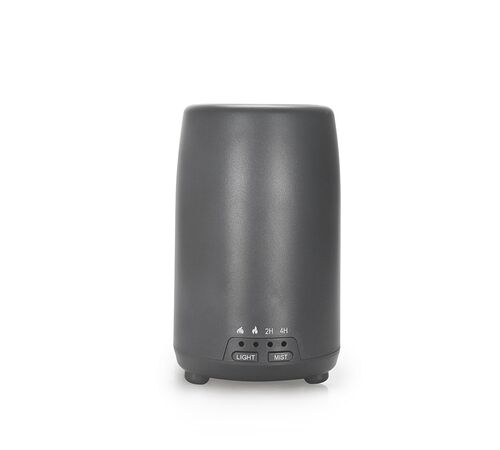 Tellur Flame Aroma Diffuser Ηλεκτρονικός υγραντήρας τηλεχειριζόμενος σε σκούρο γκρι χρώμα (TLL441131)
