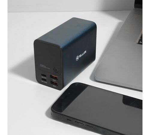Tellur Ultra Pro Powerbank PD903 27.000mAh σε μπλε χρώμα με 2xUSB-A & 2xUSB-C θύρες φόρτισης (TLL158391)