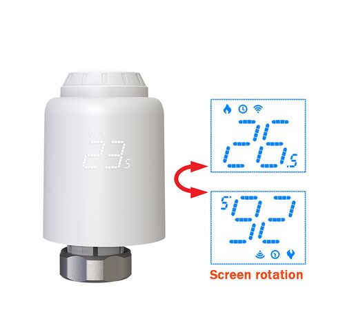 Tellur Smart WiFi Thermostatic Radiator Valve RVSH1 Έξυπνη θερμοστατική βαλβίδα καλοριφέρ με οθόνη LED & WiFi (TLL331441)