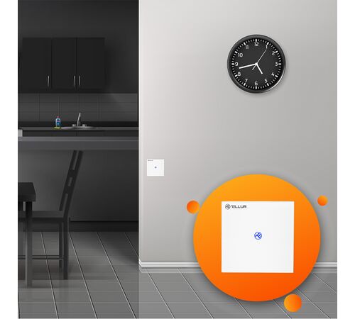 Tellur WiFi Switch 1 Port 1800W Έξυπνος διακόπτης WiFi 1 θύρας σε λευκό (TLL331481)