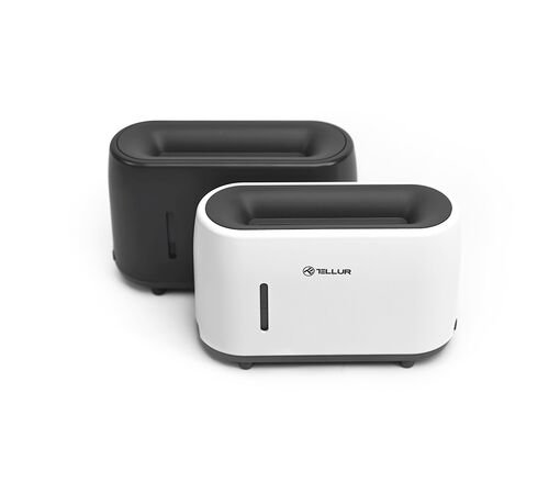 Tellur Flame Aroma Diffuser Ηλεκτρονικός υγραντήρας τηλεχειριζόμενος σε λευκό χρώμα (TLL441121)