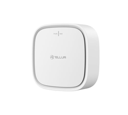 Tellur WiFi Smart Gas Sensor Ανιχνευτής διαρροής φυσικού αερίου WiFi σε λευκό (TLL331291)