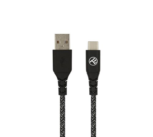 Καλώδιο φόρτισης και δεδομένων Tellur Green Data Cable USB σε USB Type-C – 1 μέτρο σε μαύρο χρώμα