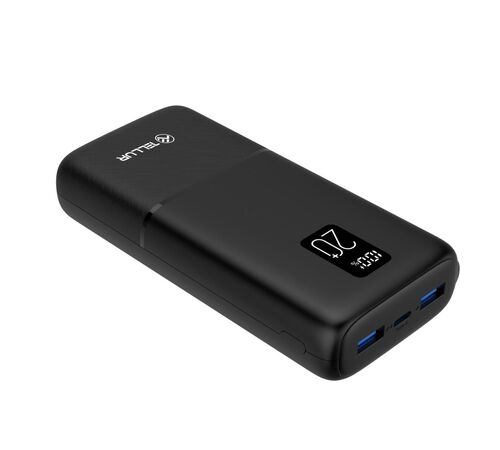 Tellur Powerbank PD202 Boost Pro 20.000mAh σε μαύρο χρώμα με 2x USB QuickCharge 3.0 (TLL158351)