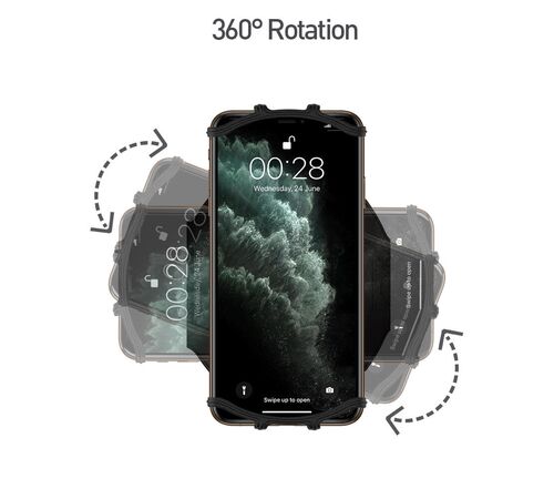 Tellur A100 Αθλητική θήκη μπράτσου Smartphone 4,0″- 6,5″ σε μαύρο χρώμα – TLL191031