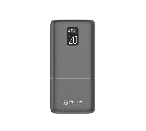 Tellur Powerbank PD202 Boost Pro 20.000mAh σε μαύρο χρώμα με 2x USB QuickCharge 3.0 (TLL158351)