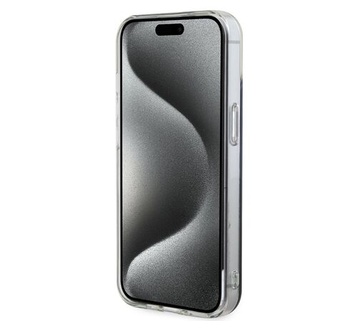 Guess Iridescent Magsafe Case Πολύχρωμη θήκη προστασίας από σκληρό πλαστικό – iPhone 15 (Rainbow Black – GUHMP15SHITSK)