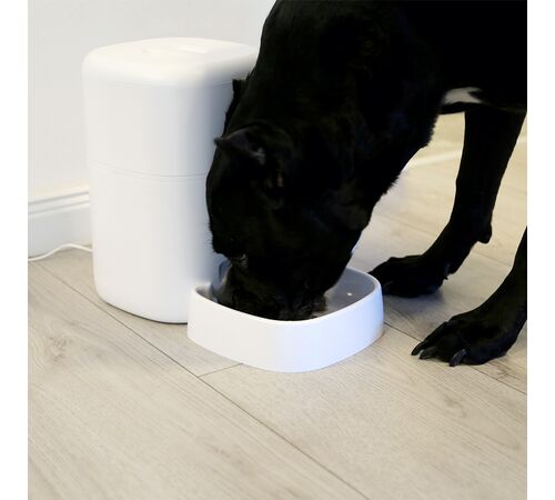Tellur Smart WiFi Pet Feeder 4L & UltraHD Camera Έξυπνη τηλεχειριζόμενη WiFi Ποτίστρα/ταΐστρα 4 λίτρων Γάτας/Σκύλου με ενσωματωμένη κάμερα σε χρώμα λευκό
