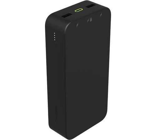 Mophie Powerstation 2023 Powerbank 20.000mAh με 2 θύρες USB-A και 1 θύρα USB-C (PowerDelivery 20W) σε μαύρο χρώμα