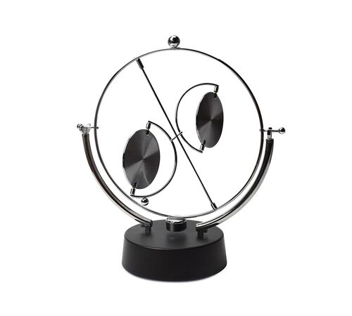 The Source Perpetual Mobile - Επιτραπέζιο αεικίνητο 3D διακοσμητικό για το γραφείο - Μαύρο / Χρώμιο
