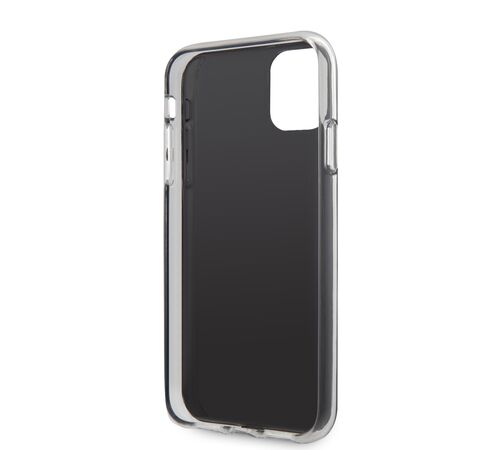 Guess “Metallic Triangle Glitter Logo Collection” Θήκη προστασίας από σιλικόνη – iPhone 11 Pro Max (Black – GUHCN65PCUMPTBK)