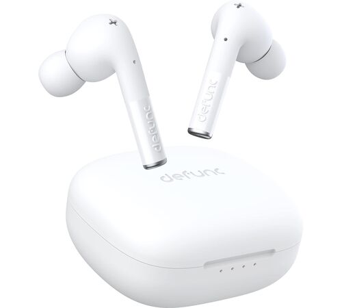 Defunc TRUE ENTERTAINMENT Bluetooth 5.2 Ασύρματα True Wireless Ακουστικά με θήκη (λευκό)