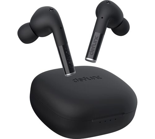 Defunc TRUE ENTERTAINMENT Bluetooth 5.2 Ασύρματα True Wireless Ακουστικά με θήκη (μαύρο)