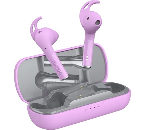 Defunc TRUE SPORT Bluetooth 5.2 Ασύρματα Αθλητικά True Wireless Ακουστικά με θήκη (ροζ)