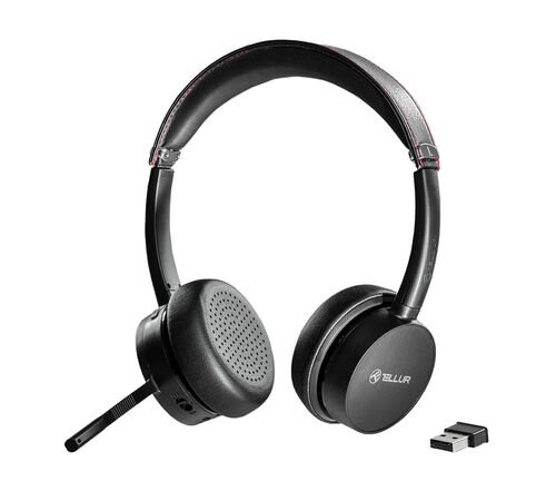 Tellur Voice Pro Wireless Headset - Επαγγελματικά Ασύρματα Ακουστικά – σε μαυρο χρώμα