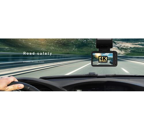 Tellur Dash Patrol DC3 Κάμερα DVR Αυτοκινήτου 4K με WiFi, GPS για Παρμπρίζ με μαγνητικό βραχίονα σε μαύρο χρώμα (TLL711003)