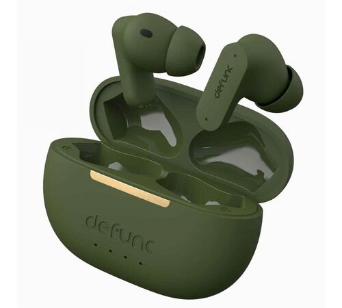 Defunc TRUE ANC Bluetooth 5.3 Ασύρματα True Wireless Ακουστικά με Active Noise Cancellation και θήκη (πράσινο)