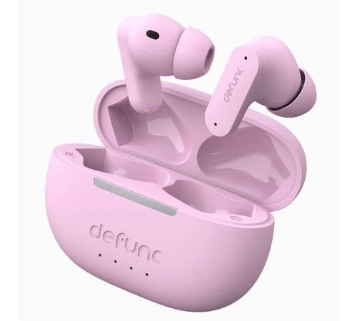 Defunc TRUE ANC Bluetooth 5.3 Ασύρματα True Wireless Ακουστικά με Active Noise Cancellation και θήκη (ροζ)