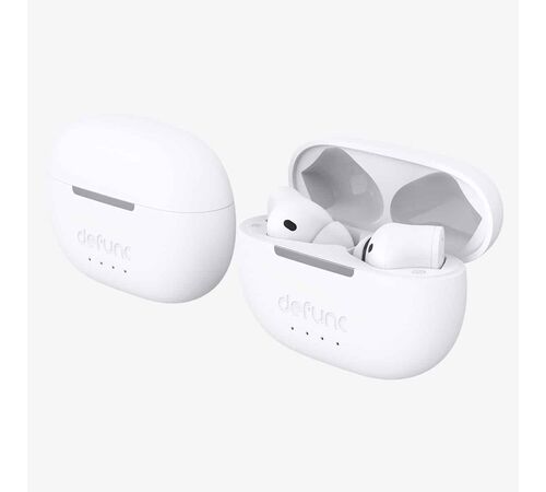 Defunc TRUE ANC Bluetooth 5.3 Ασύρματα True Wireless Ακουστικά με Active Noise Cancellation και θήκη (λευκό)