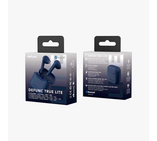 Defunc TRUE LITE Bluetooth 5.3 Ασύρματα True Wireless Ακουστικά με θήκη (μπλε)