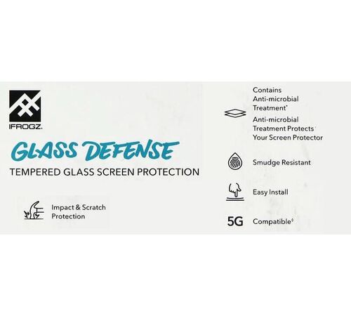iFrogz Defence Screen Glass Protector Προστατευτικό τζάμι οθόνης για iPhone 15 Pro Max (διάφανο)
