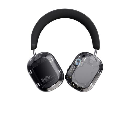 Defunc MONDO Over-Ear Dual Driver Headphones Ασύρματα Ακουστικά (transparent)