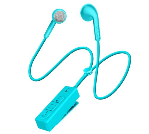 Defunc BASIC TALK In-Ear Bluetooth Earbuds Ασύρματα Ακουστικά σε cyan χρώμα