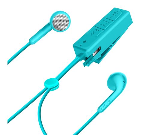 Defunc BASIC TALK In-Ear Bluetooth Earbuds Ασύρματα Ακουστικά σε cyan χρώμα