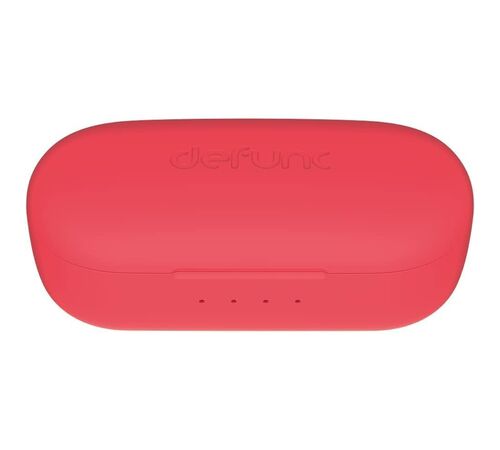 Defunc TRUE BASIC Bluetooth 5.2 Ασύρματα True Wireless Ακουστικά με θήκη (κόκκινο)