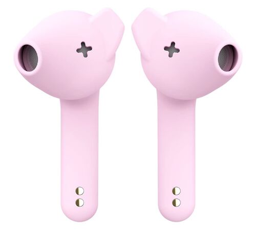 Defunc TRUE BASIC Bluetooth 5.2 Ασύρματα True Wireless Ακουστικά με θήκη (ροζ)