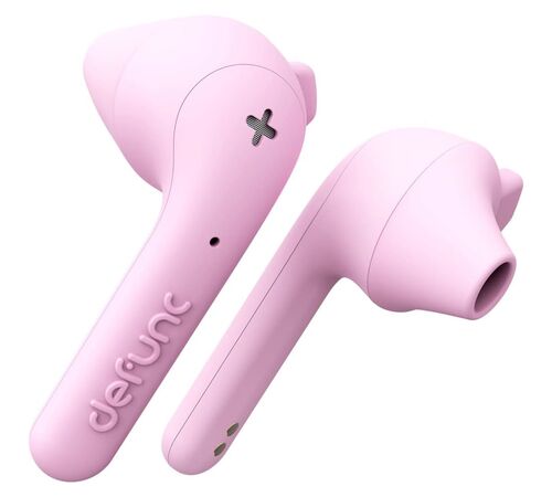 Defunc TRUE BASIC Bluetooth 5.2 Ασύρματα True Wireless Ακουστικά με θήκη (ροζ)