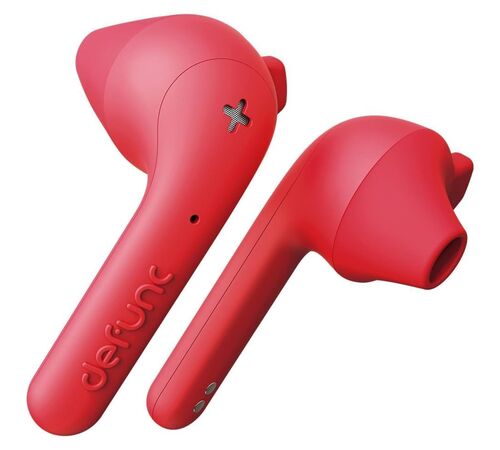 Defunc TRUE BASIC Bluetooth 5.2 Ασύρματα True Wireless Ακουστικά με θήκη (κόκκινο)