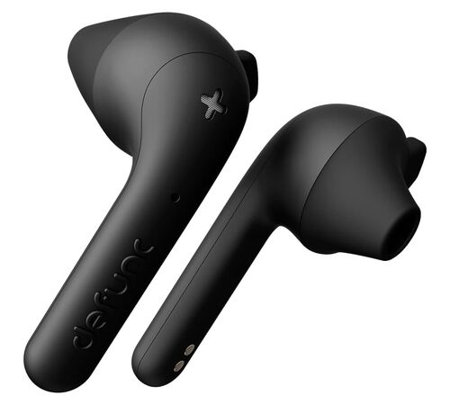 Defunc TRUE BASIC Bluetooth 5.2 Ασύρματα True Wireless Ακουστικά με θήκη (μαύρο)
