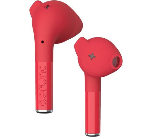 Defunc TRUE GO SLIM Bluetooth 5.2 Ασύρματα True Wireless Ακουστικά με θήκη (κόκκινο)