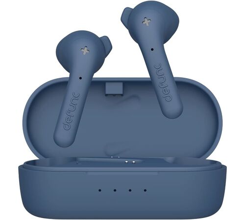 Defunc TRUE BASIC Bluetooth 5.2 Ασύρματα True Wireless Ακουστικά με θήκη (μπλε)