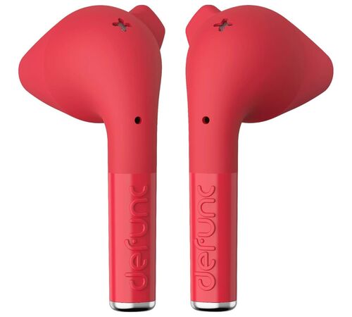 Defunc TRUE GO SLIM Bluetooth 5.2 Ασύρματα True Wireless Ακουστικά με θήκη (κόκκινο)