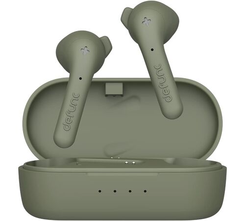Defunc TRUE BASIC Bluetooth 5.2 Ασύρματα True Wireless Ακουστικά με θήκη (πράσινο)