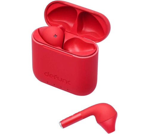 Defunc TRUE GO SLIM Bluetooth 5.2 Ασύρματα True Wireless Ακουστικά με θήκη (κόκκινο)