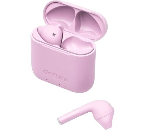 Defunc TRUE GO SLIM Bluetooth 5.2 Ασύρματα True Wireless Ακουστικά με θήκη (ροζ)