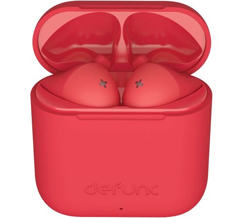 Defunc TRUE GO SLIM Bluetooth 5.2 Ασύρματα True Wireless Ακουστικά με θήκη (κόκκινο)