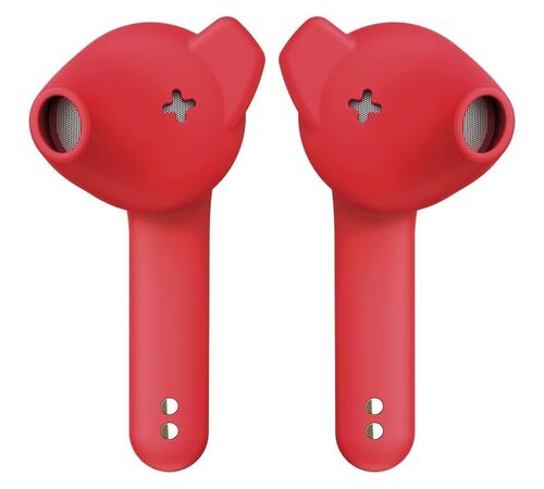 Defunc TRUE BASIC Bluetooth 5.2 Ασύρματα True Wireless Ακουστικά με θήκη (κόκκινο)