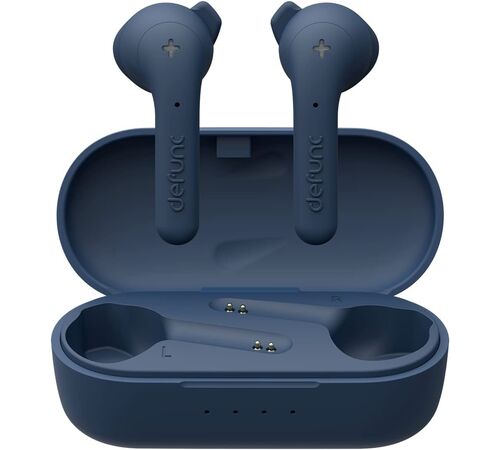 Defunc TRUE BASIC Bluetooth 5.2 Ασύρματα True Wireless Ακουστικά με θήκη (μπλε)